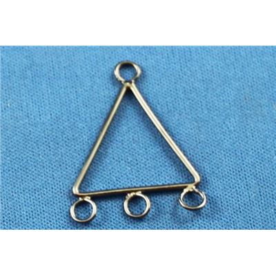 Triangle 3 Bails Black Nickel  ea