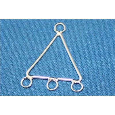 Triangle 3 Bails Silver  ea