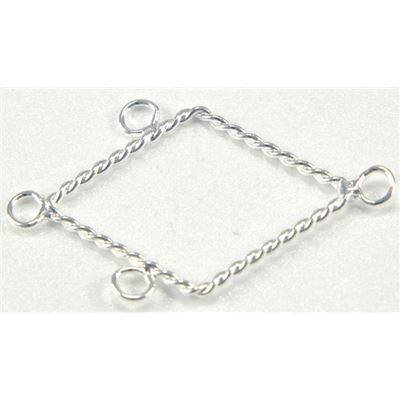 Triangle Diamond Silver  ea