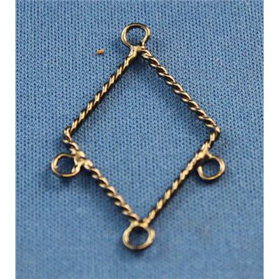 Triangle Diamond Black Nickel  ea
