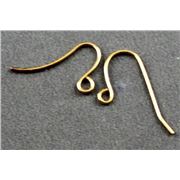 Earrings  Kids Hooks (per pair) Gold  ea