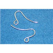 Earrings  Kids Hooks (per pair) Silver  ea