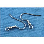 Earrings  Low Allergenic Large Hook (per pair) Nickel  ea