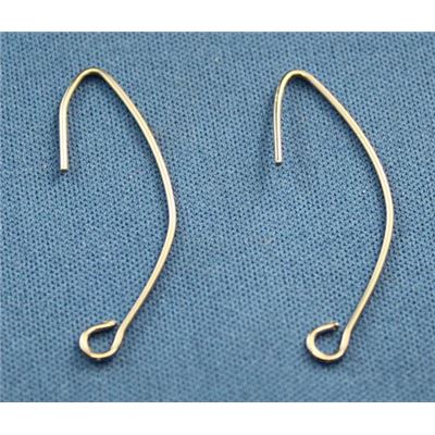 Long Drop Ear Hook-Nickel Free Nickel  ea