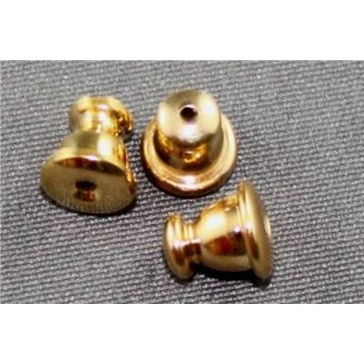 Earrings  Bullet Backing Gold per pair 