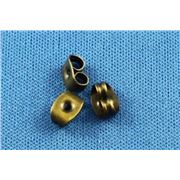 Earrings  Butterfly Backing (per pair) Antique Brass  ea