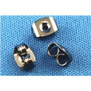 Earrings  Butterfly Backing (per pair) Black Nickel  ea