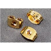Earrings  Butterfly Backing (per pair) Gold  ea