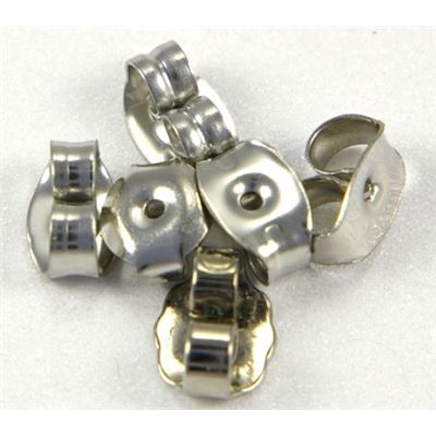 Earrings  Butterfly Backing (per pair) Surgical Steel  ea