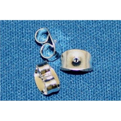 Earrings  Butterfly Backing (per pair) Silver  ea