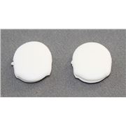 Earrings Rubber Pad for Clip on Earrings White  pr