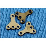 3 to 1 Connector Black Nickel  ea