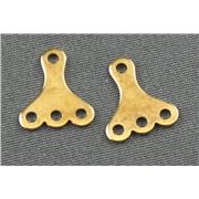 3 to1 Connector Gold  ea