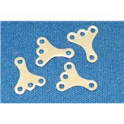 3 to1 Connector Silver  ea