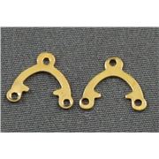 End Bar  2 Row Arch Connector Gold  ea