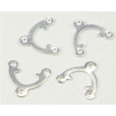 End Bar  2 Row Arch Connector Silver  ea