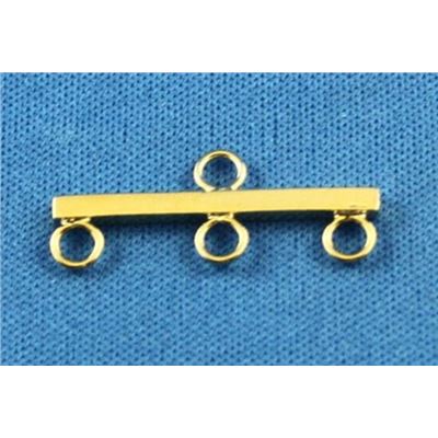 End Bar  3 Loop with End Loop Gold  ea