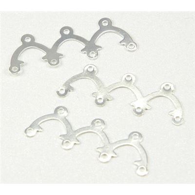 End Bar  4 Row Arch Connector Silver  ea