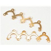End Bar  5 Row Arch Connector Gold  ea
