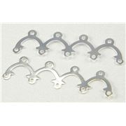 End Bar  5 Row Arch Connector Silver  ea