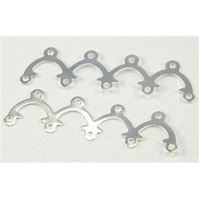 End Bar  5 Row Arch Connector Silver  ea