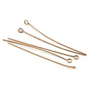 Eye Pins  Thick Antique Copper 50mm ea
