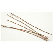 Eye Pins  Thick Antique Copper 75mm ea