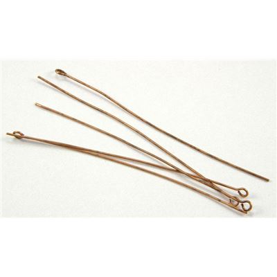 Eye Pins  Thick Antique Copper 75mm ea