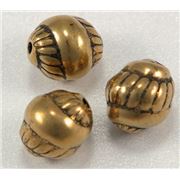 Filler Bead  Snail Antique Gold  ea