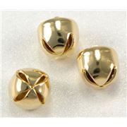 Filler Bead  Bell Gold 6mm ea