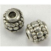 Filler Bead  Dotted Ball Antique Silver  ea