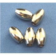 Filler Bead Oat Nickel 7x11mm ea