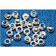 Filler Beads Silver 2.5mm ea