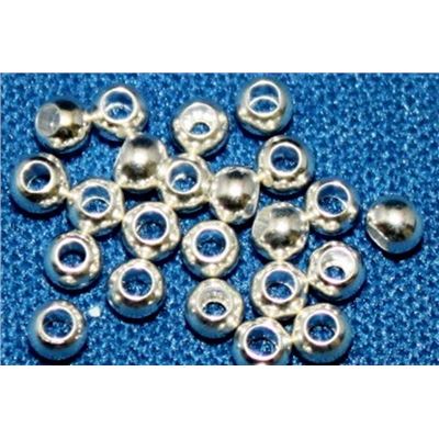 Filler Beads Silver 2.5mm ea
