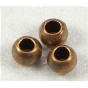 Filler Beads Antique Copper 2.5mm ea