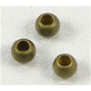 Filler Beads Antique Brass 2.5mm ea