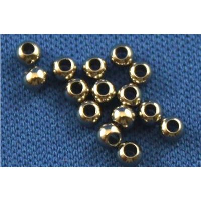 Filler Beads Nickel 2.5mm ea