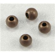 Filler Beads Antique Copper 3mm ea