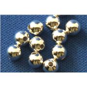 Filler Beads Silver 4mm ea