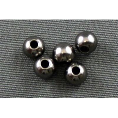Filler Beads Black Nickel 4mm ea