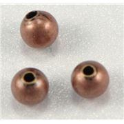 Filler Beads Antique Copper 4mm ea