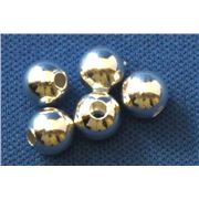 Filler Beads Silver 5mm ea