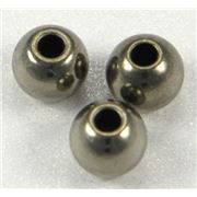 Filler Beads Black Nickel 5mm ea
