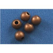 Filler Beads Antique Copper 5mm ea