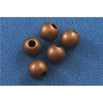 Filler Beads Antique Copper 5mm ea