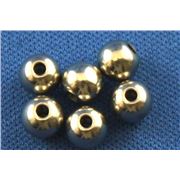 Filler Beads Nickel 5mm ea