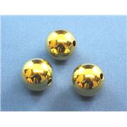 Filler Beads Gold 20mm ea