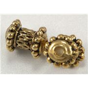 Filler Bead  Bonbon Antique Gold  ea