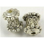 Filler Bead  Bonbon Antique Silver  ea