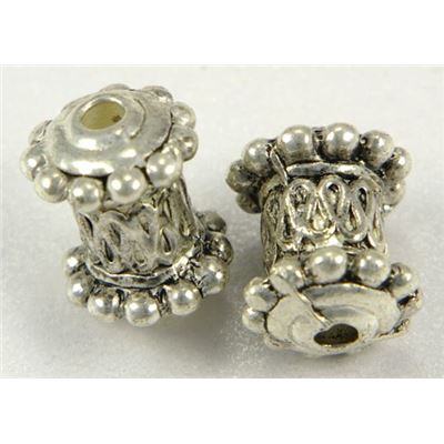 Filler Bead  Bonbon Antique Silver  ea